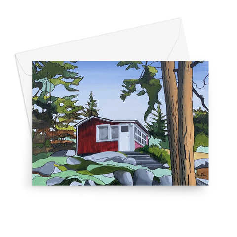 'Cabin of Inspiration' Greeting Card
